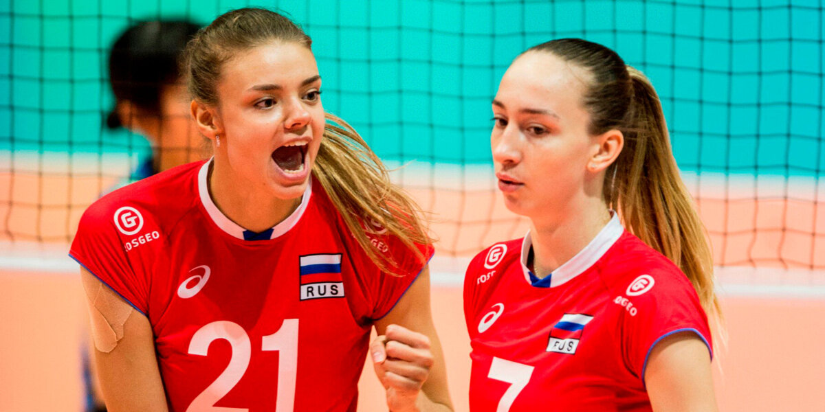Российские волейболистки вышли в полуфинал молодежного ЧМ