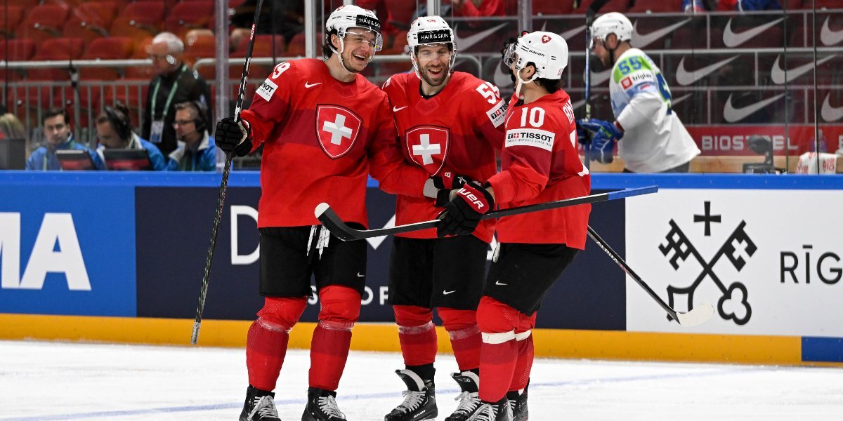 Сборная Швейцарии забросила 7 шайб команде Словении в матче ЧМ-2023 по хоккею, французы в овертайме обыграли австрийцев