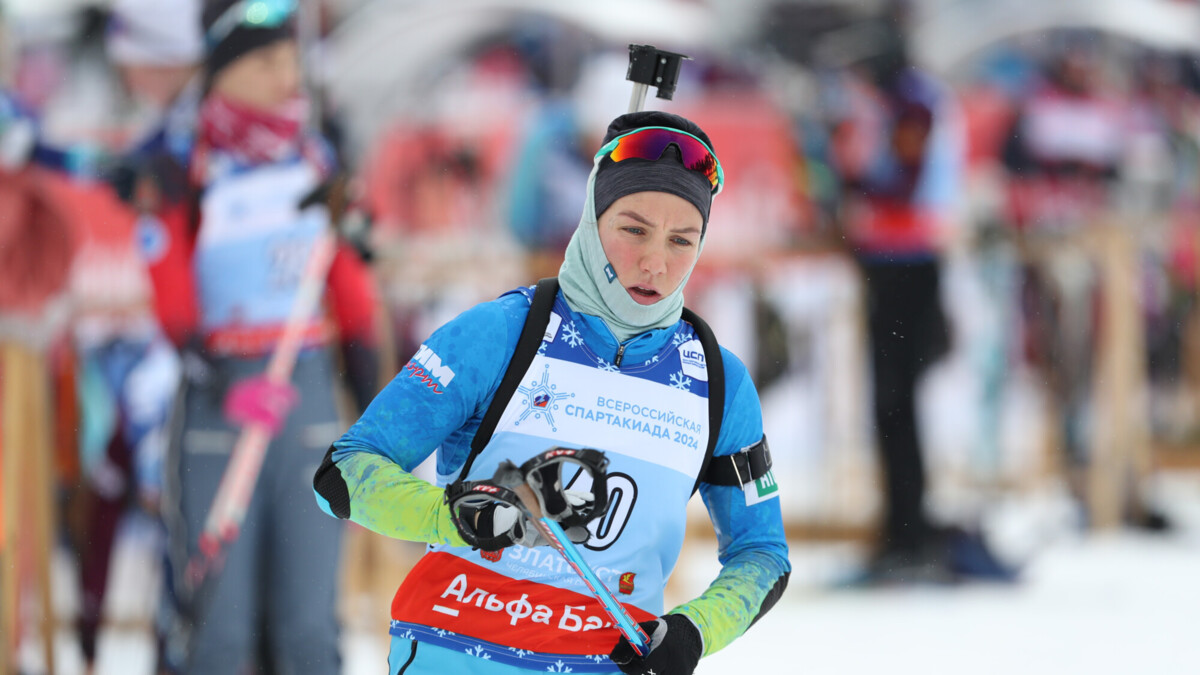 Биатлонистка Наталия Шевченко выиграла индивидуальную гонку на Спартакиаде сильнейших
