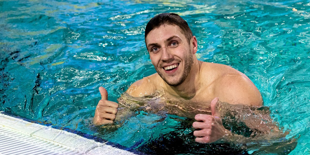 Белорусский пловец Шиманович о лучшем результате на ЧР: «Доволен контактной борьбой»