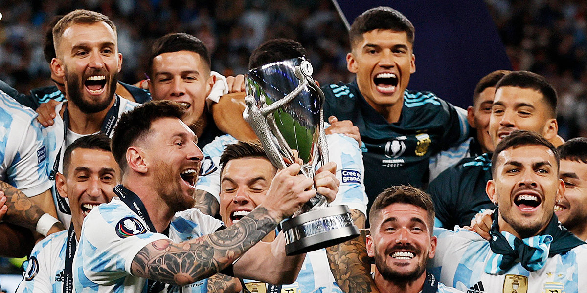 Сборная Аргентины по футболу разгромила итальянцев и выиграла Финалиссиму
