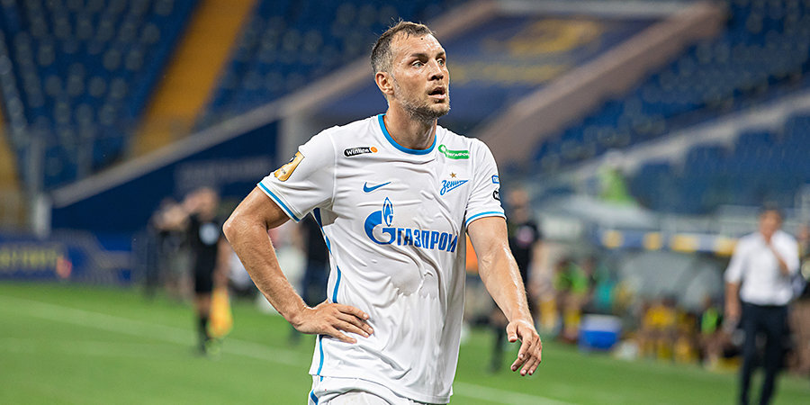 Дзюба — лучший игрок матча «Рубин» — «Зенит»