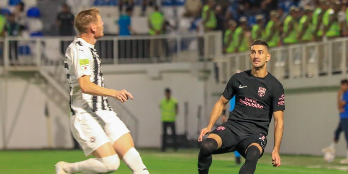 «Сабах» под руководством Мусаева обыграл «Партизан» в первом матче квалификации Лиги конференций