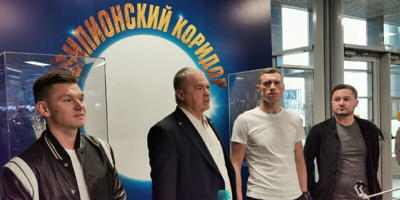 Выставочное пространство «Чемпионский коридор» открыли на «Газпром Арене» в Санкт‑Петербурге