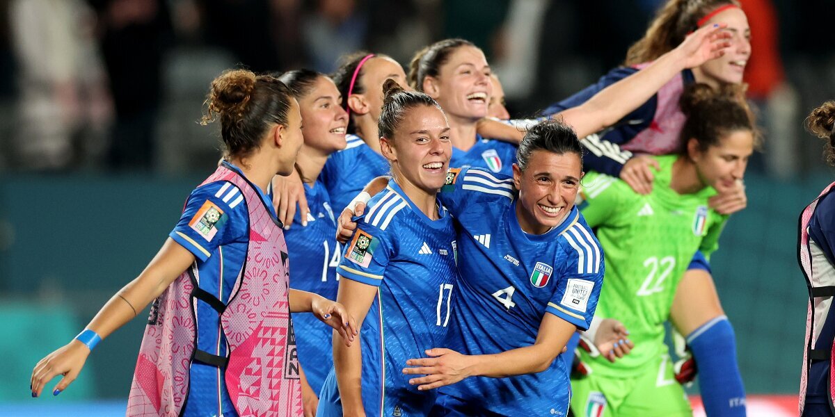 Футболистки сборной Италии вырвали победу у команды Аргентины в матче женского ЧМ по футболу