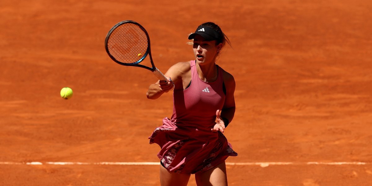 Калинская снялась с матча теннисного турнира в Риме из-за травмы