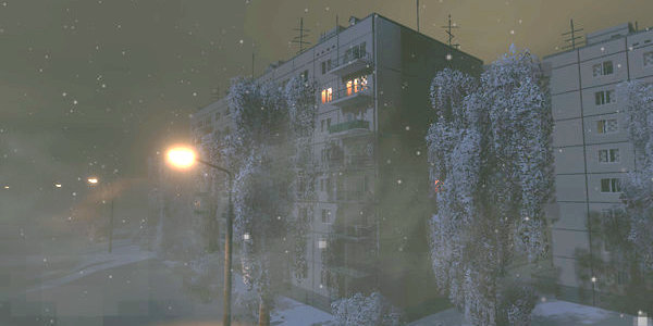 Бесконечная зима, тоска и одиночество. Появился симулятор жизни в российской многоэтажке