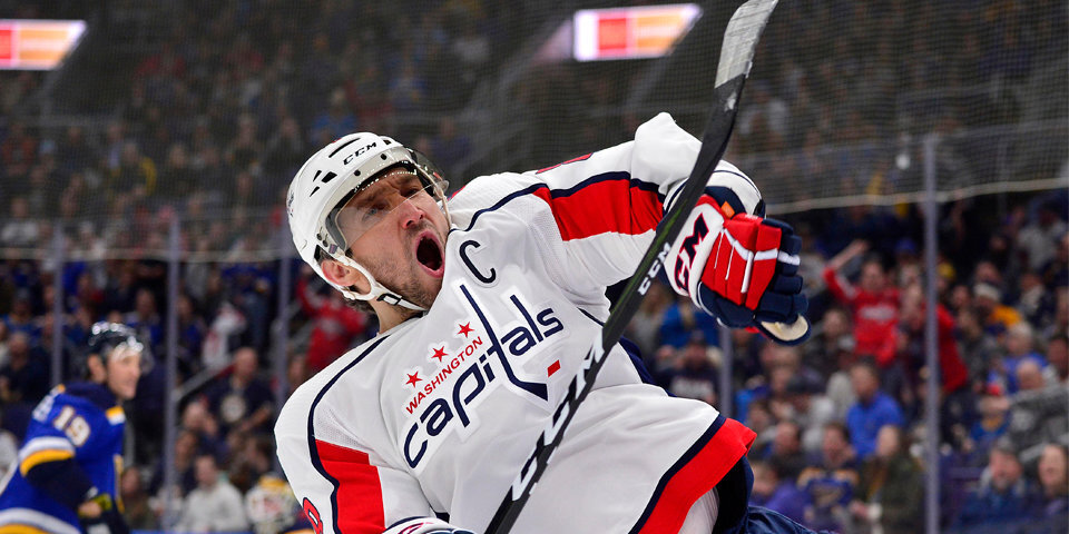 Шайба Овечкина попала в топ-10 лучших голов первой половины сезона НХЛ