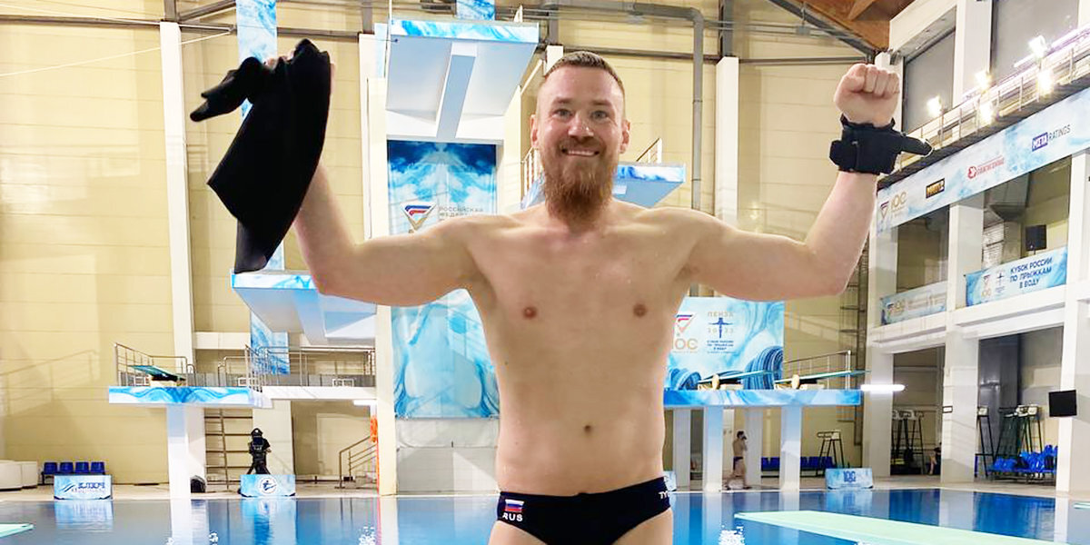 Кузнецов и Ильиных победили в прыжках в воду с метрового трамплина на Кубке России