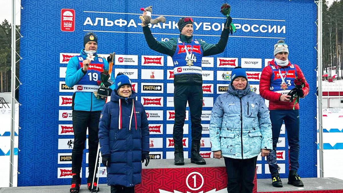 Поварницын победил в индивидуальной гонке на этапе Кубка России по биатлону