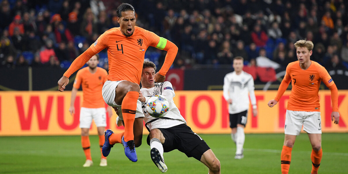 Голландцы ушли от поражения в матче со сборной Германии, Промес забил гол