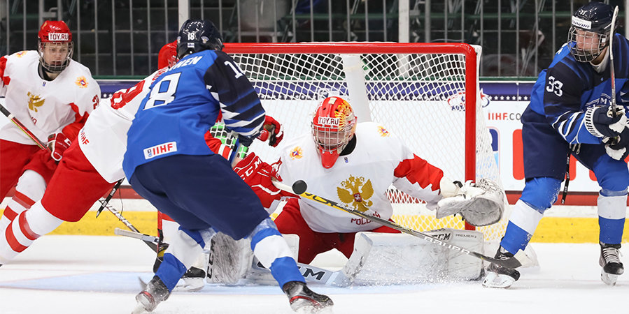 Сборная России сыграет с Финляндией в полуфинале ЮЧМ-2021