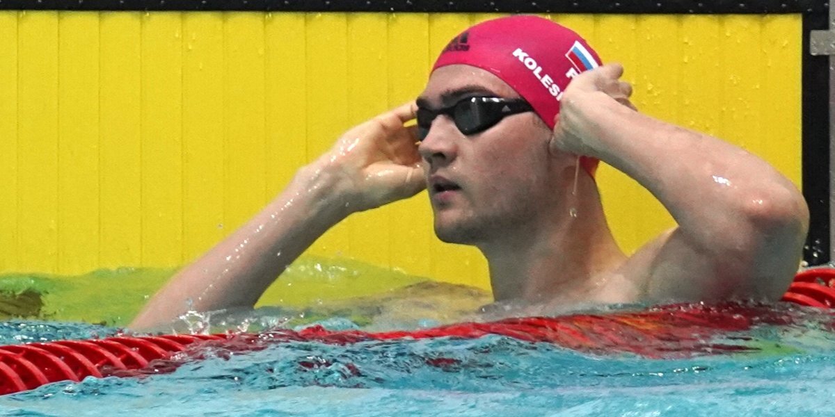 Пловец Колесников выиграл 100 метров на спине на ЧР с лучшим результатом сезона в мире