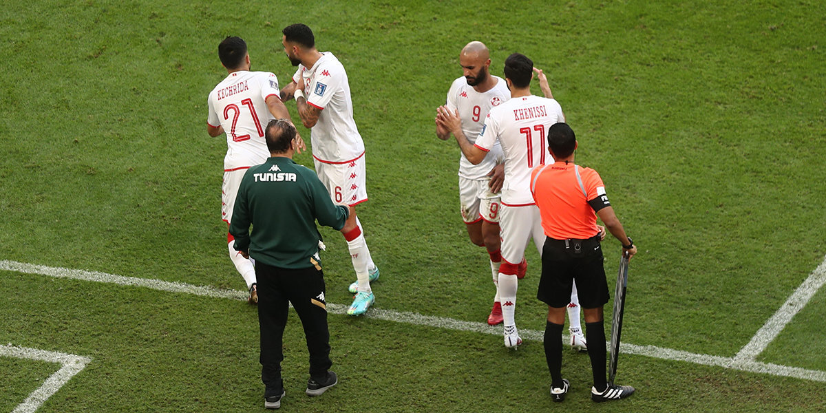 Тунис — Австралия — 0:1: тунисцы произвели двойную замену на 73-й минуте матча ЧМ-2022