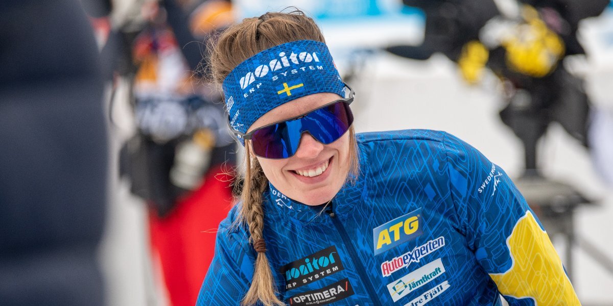 Шведская биатлонистка Эльвира Эберг одержала победу в гонке преследования на этапе Кубка мира в Поклюке
