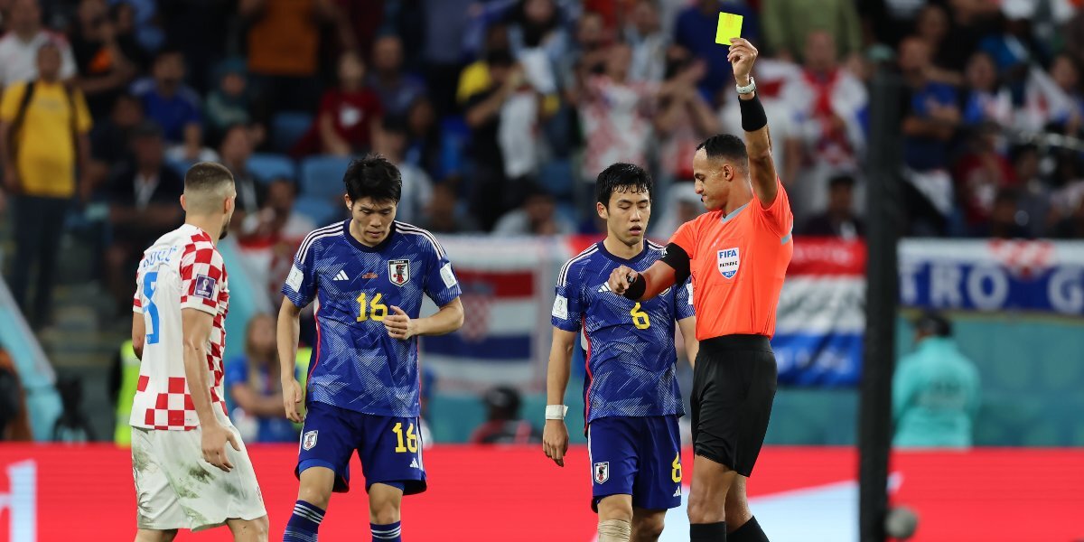 Япония — Хорватия — 1:1: Ковачич получил желтую карточку на 90-й минуте матча 1/8 финала ЧМ-2022