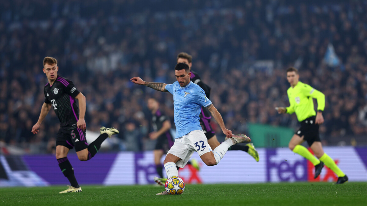 «Лацио» и «Бавария» не забили голов в первом тайма матча 1/8 финала Лиги чемпионов
