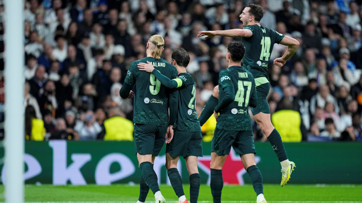 «Манчестер Сити» обыграл «Реал» в матче Лиги чемпионов