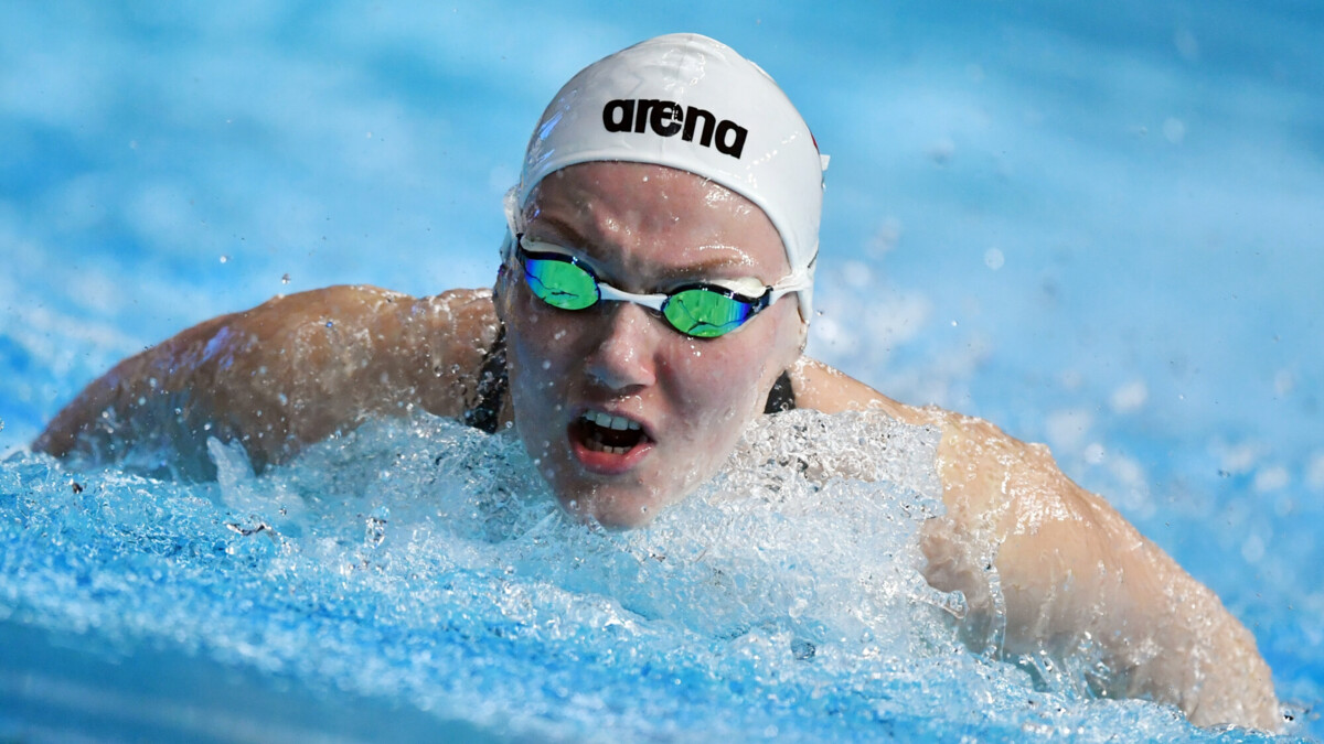 Кривоногова победила на дистанции 400 метров комплексным плаванием на чемпионате России