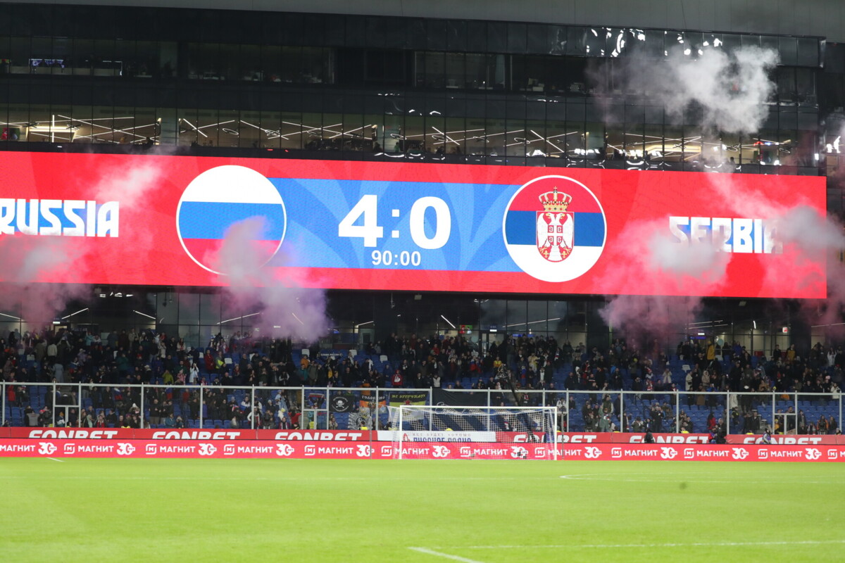 Трансляцию товарищеской игры Россия — Сербия на «Матч ТВ» посмотрели 5,8 млн человек