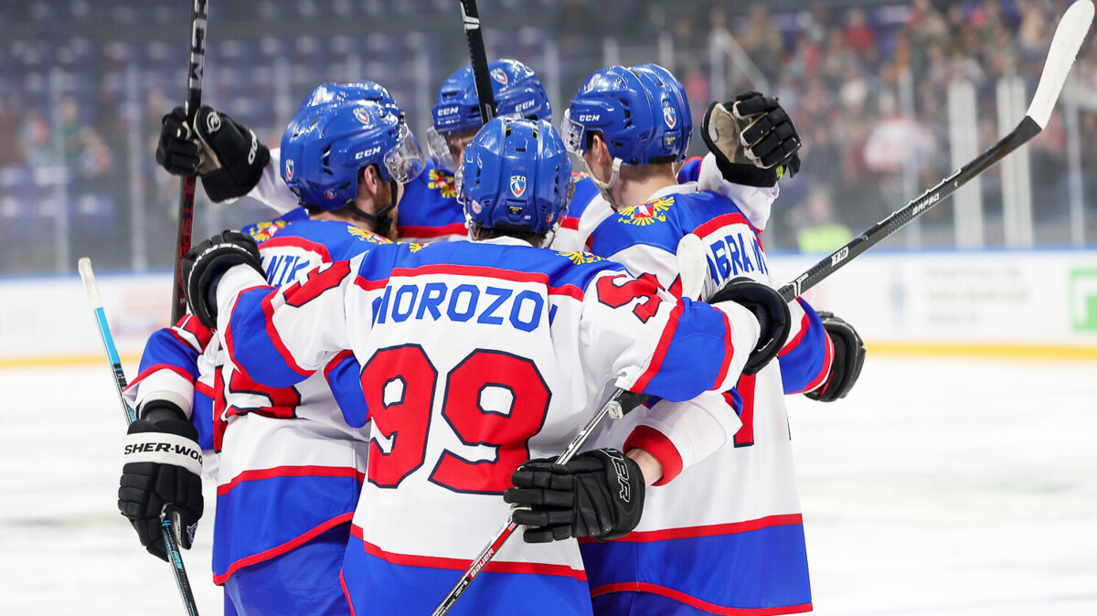 Сборная СХЛ обыграла молодежную команду Казахстана на Кубке будущего по хоккею