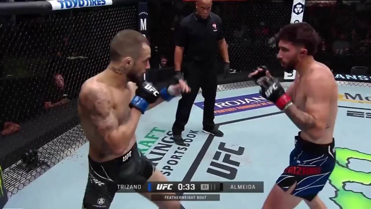 Майкл Тризано vs Лукас Алмейда (видео). UFC Fight Night. MMA/Единоборства