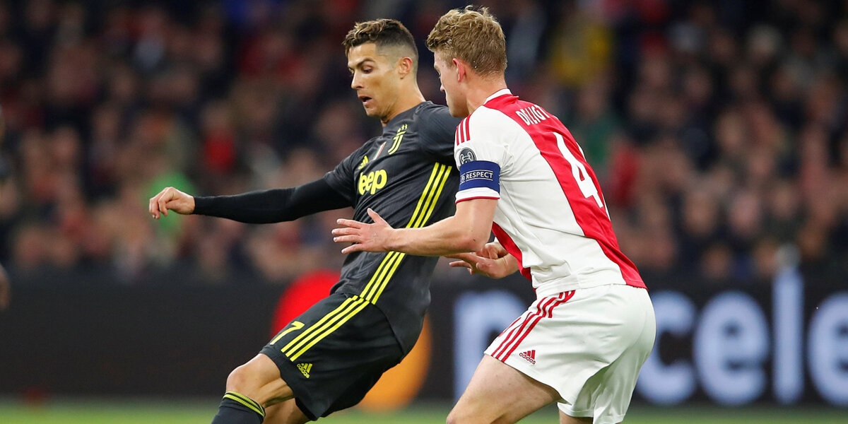 «Аякс» и «Ювентус» сыграли вничью в Амстердаме, Роналду забил после травмы