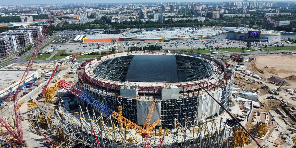 Новая ледовая арена в Санкт-Петербурге будет готова к осени