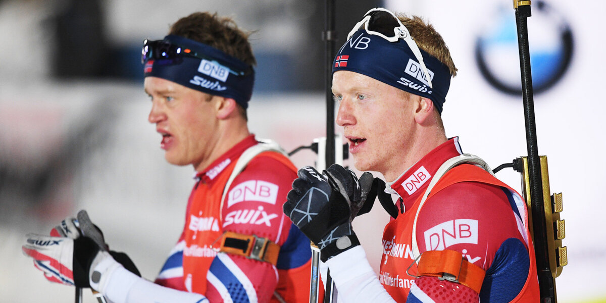 Сборная Норвегии устроила соревнования в беге. Самым быстрым оказался Тарьей Бё, Йоханнес — только третий