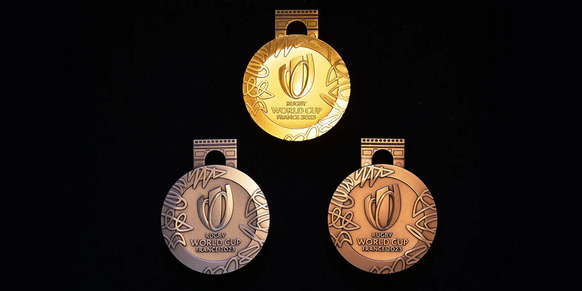 Медали чемпионата мира по регби-2023 изготовили из переработанных телефонов
