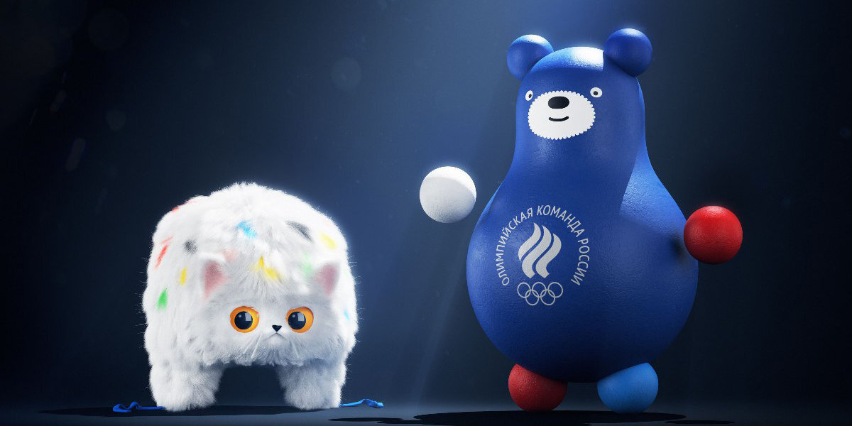 Кот и медведь стали талисманами олимпийской «Команды России»
