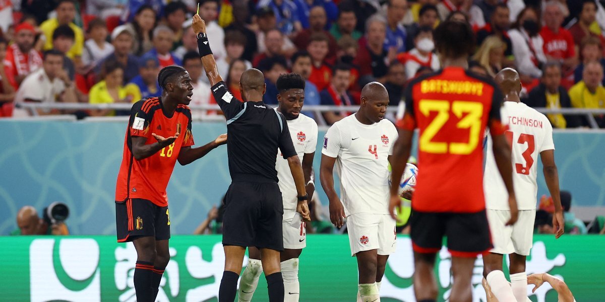 Бельгия — Канада — 1:0: вышедшие на замену Менье и Онана получили по желтой карточке в матче ЧМ-2022 в Катаре