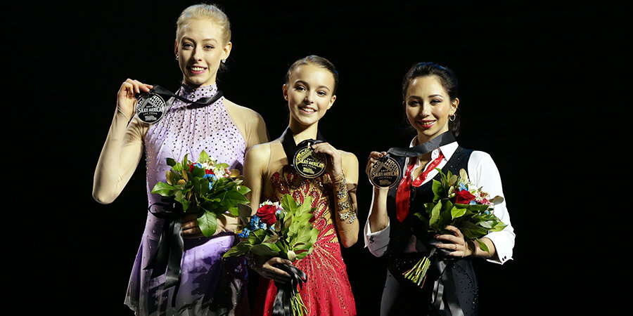 Щербакова завоевала золото этапа Гран-при в США, Туктамышева — третья