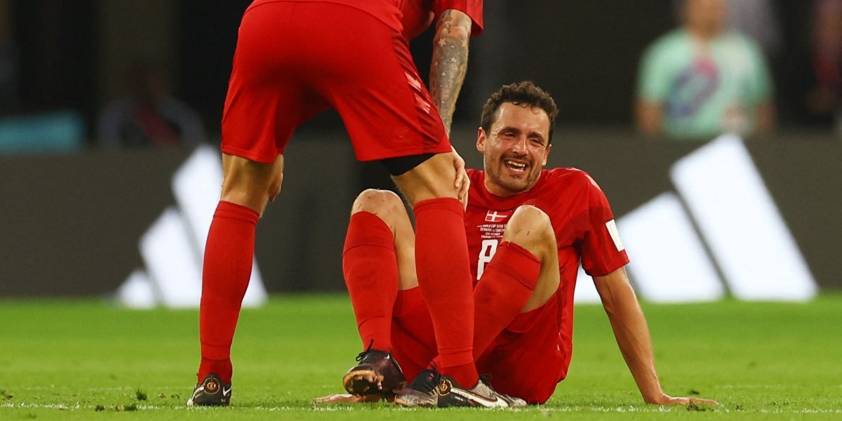 Полузащитник сборной Дании по футболу Делейни больше не сыграет на ЧМ-2022 в Катаре из-за травмы
