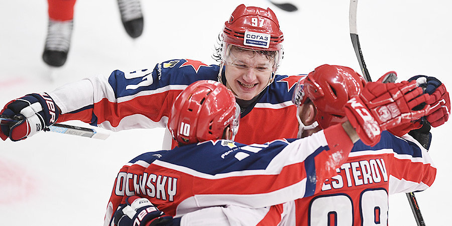 Дубль Капризова помог ЦСКА победить в последнем выздном матче в регулярном чемпионате КХЛ