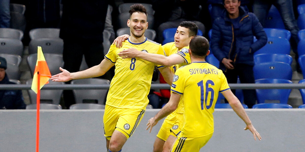 Казахстан перед матчем с Россией разгромил Шотландию в отборе на Евро-2020