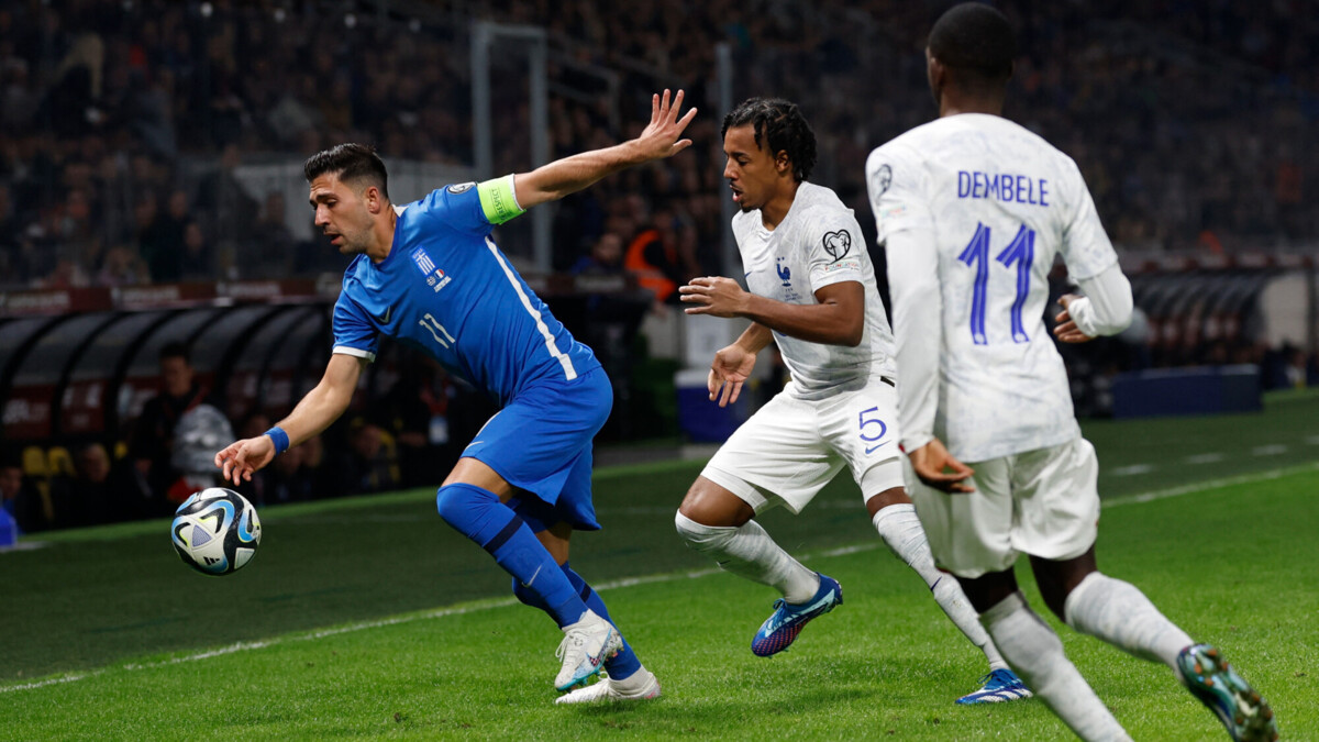 Сборная Франции поделила очки с командой Греции в матче отбора ЧЕ