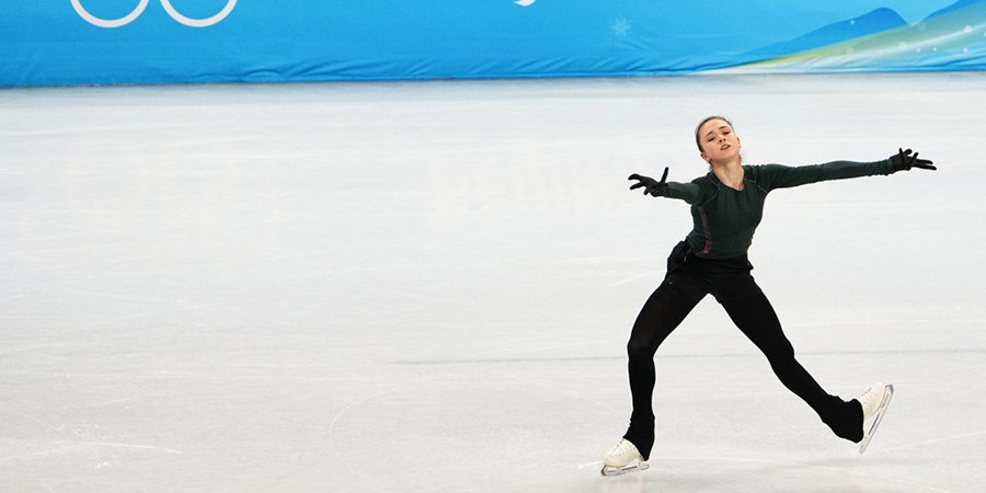 Валиева зашла на четыре четверных прыжка на тренировке в Пекине. Видео