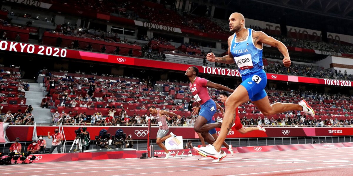 Итальянец Якобс завоевал золото Олимпиады в Токио в беге на 100 метров