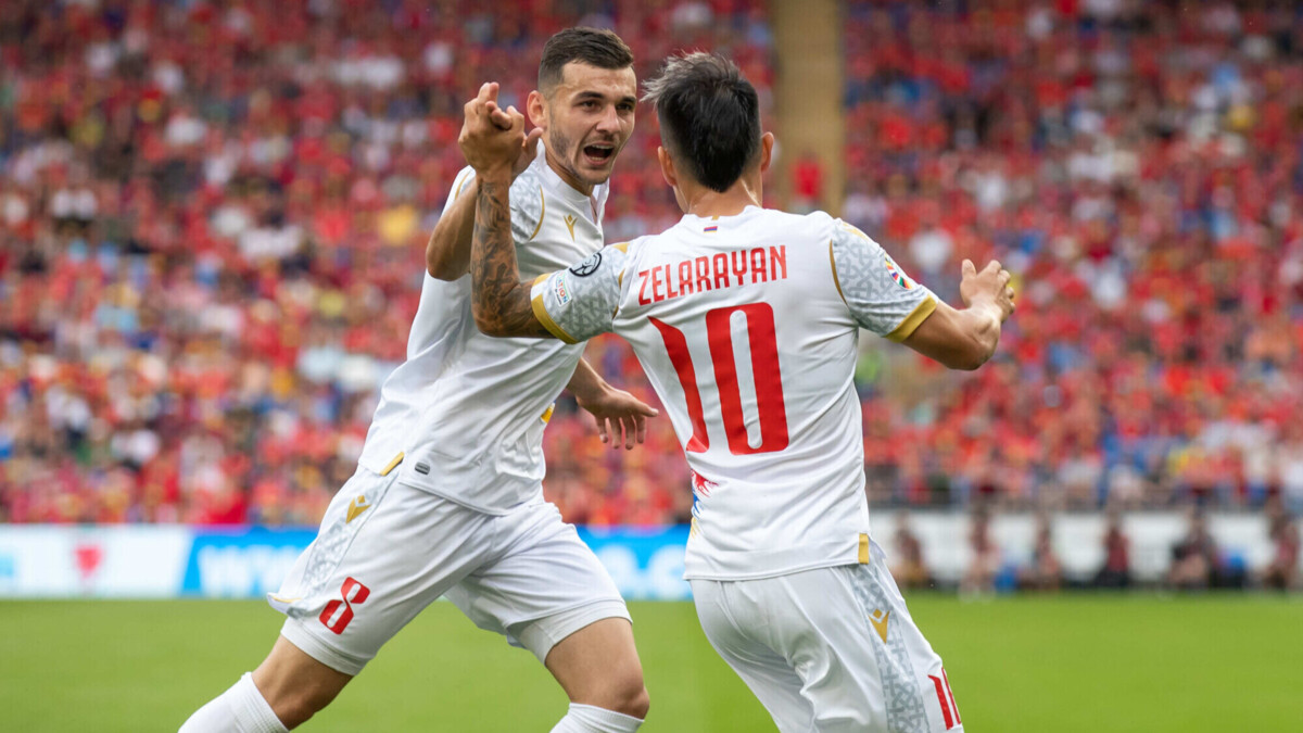 Тикнизян и Сперцян помогли сборной Армении одержать победу в выездном матче с Уэльсом в рамках отбора на Евро‑2024