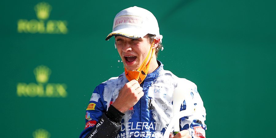 Норрис проведет Гран-при Италии в шлеме с изображением пиццы (фото)