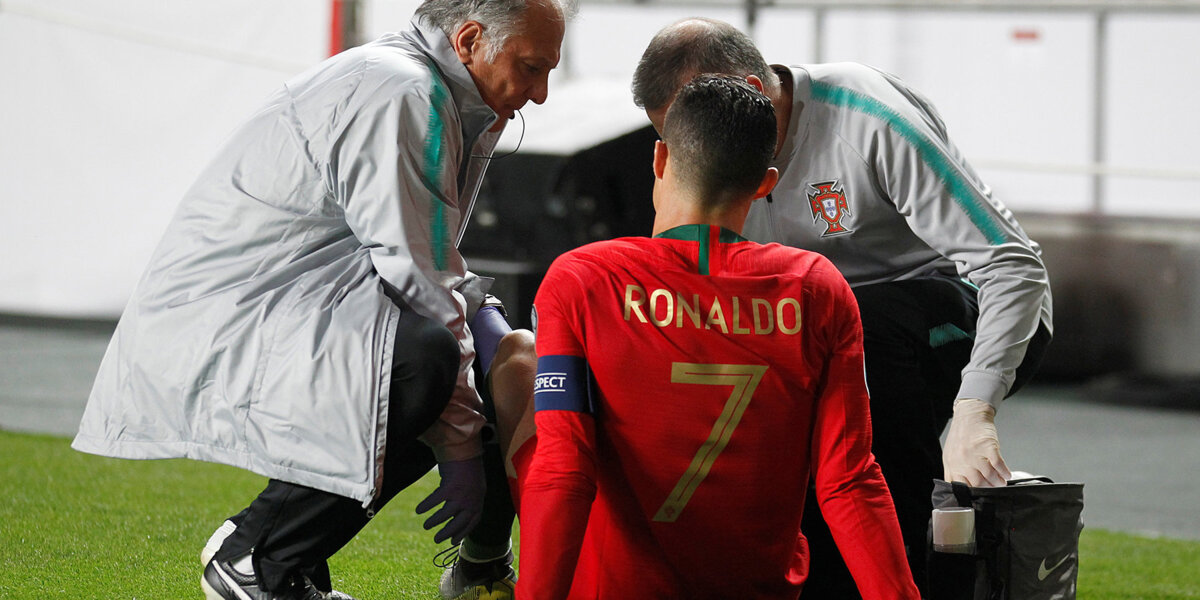 Роналду рассказал о примерных сроках восстановления после травмы в матче за сборную Португалии