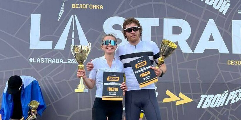 Представители «Матч ТВ» выиграли велогонку La Strada в Москве