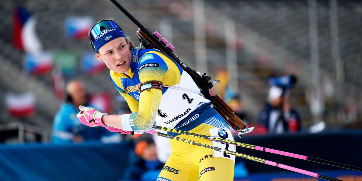 Сборная Швеции выиграла женскую эстафету на этапе КМ в Контиолахти, россиянки — четвертые