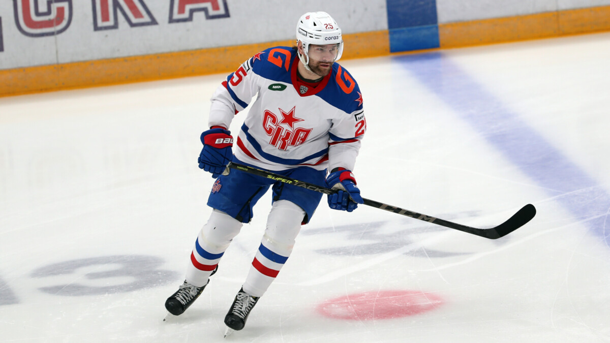 Дедунов назначен капитаном СКА в первом матче второго раунда плей‑офф КХЛ против «Автомобилиста»
