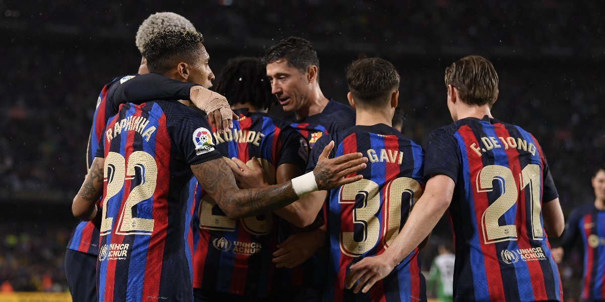 «Барселона» разгромила «Бетис» в матче чемпионата Испании