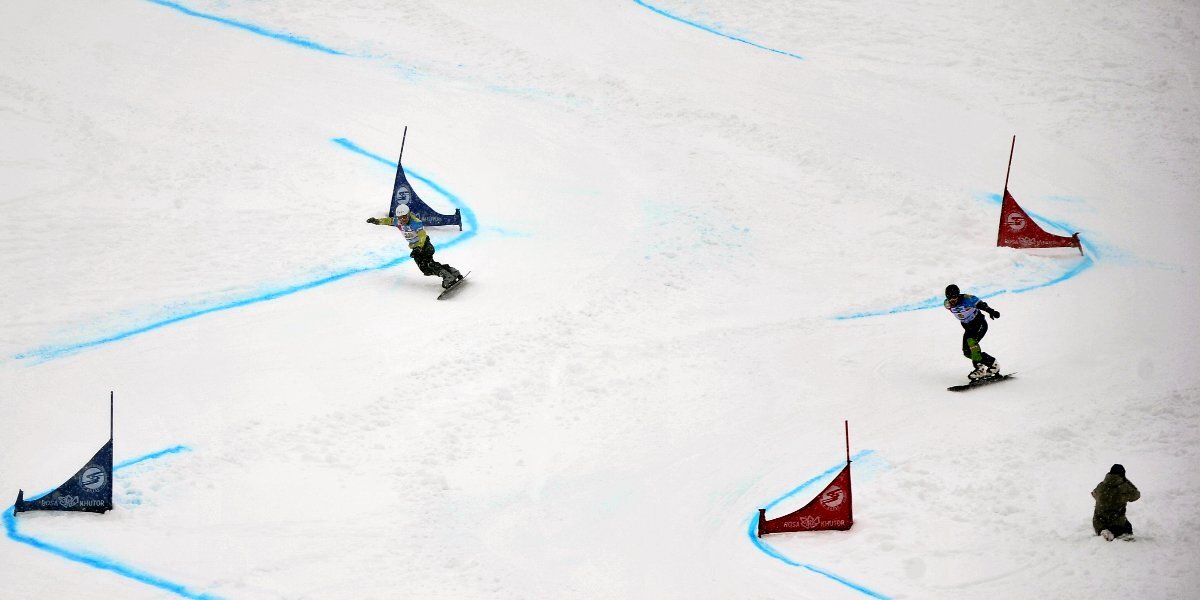 Сноубордисты разыграли комплект медалей Специальной олимпиады