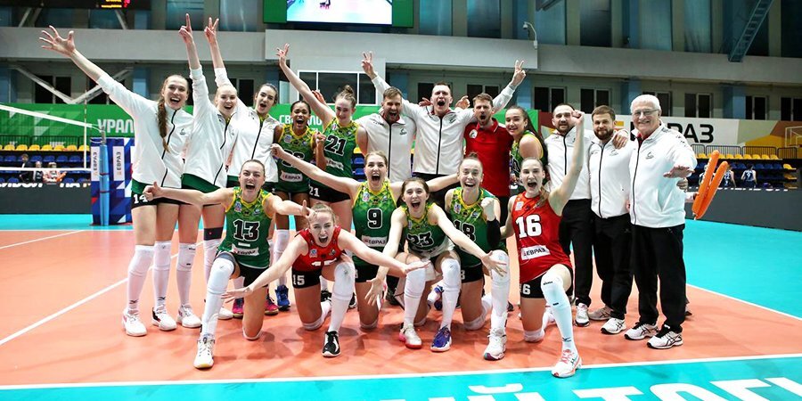 «Уралочка-НТМК» победила казанское «Динамо» и стала первым финалистом чемпионата России по волейболу