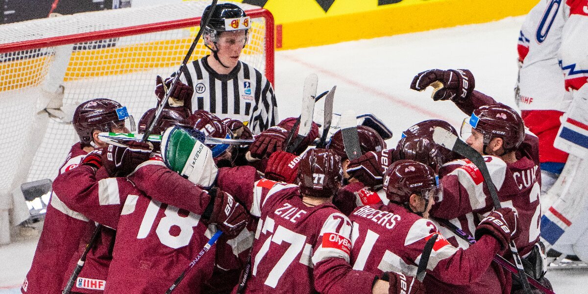 Латвия на чемпионате мира по хоккею-2023 впервые в своей истории обыграла Чехию