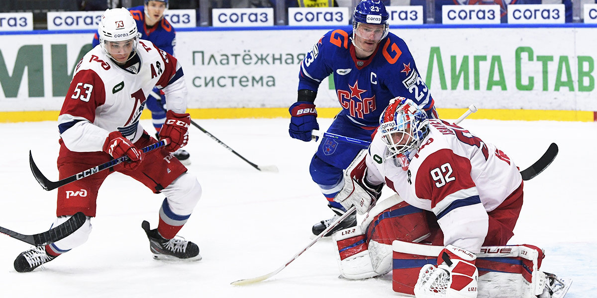 «Локомотив» на выезде обыграл СКА и гарантировал себе выход в плей-офф КХЛ